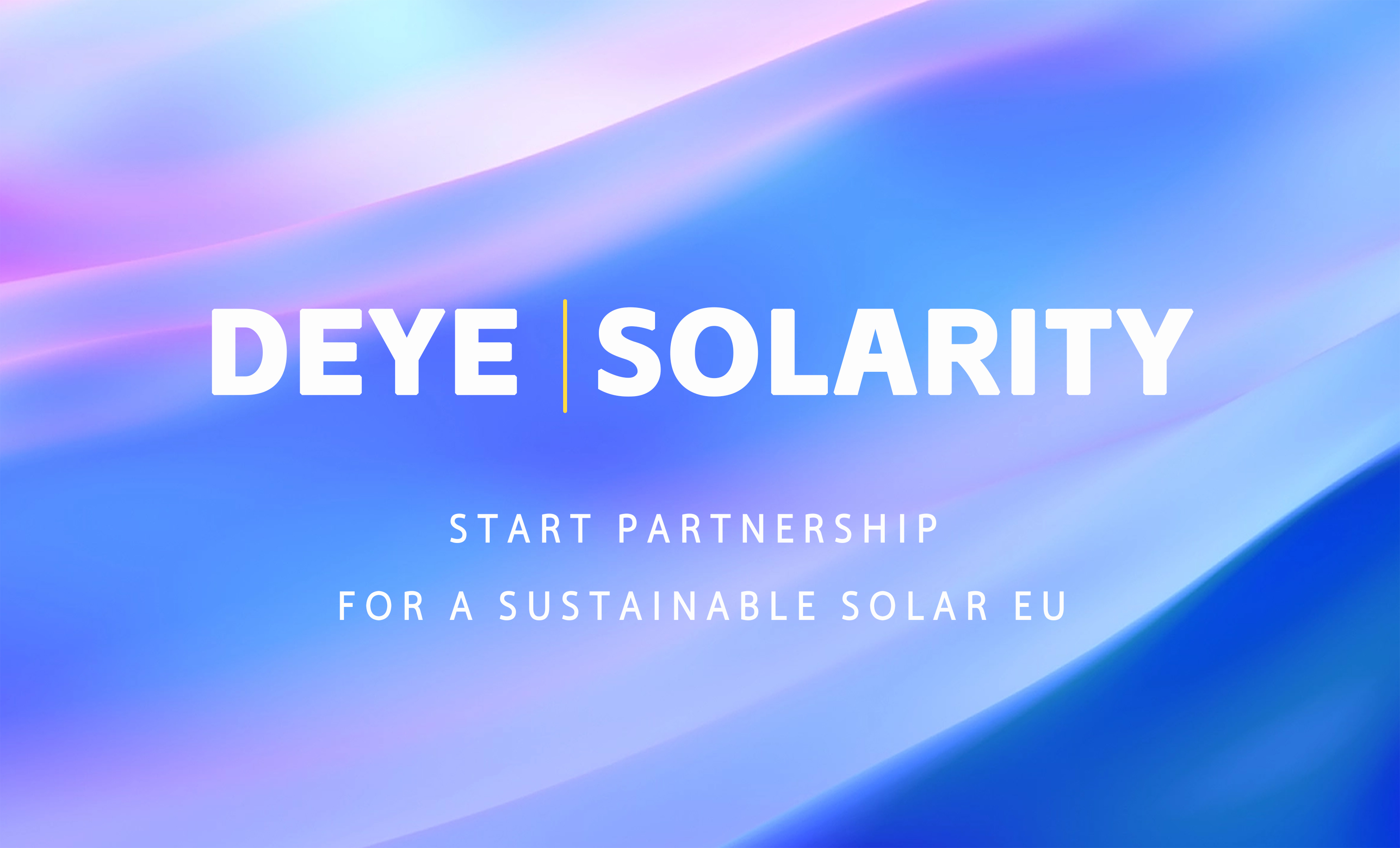 Deye & Solarity: avvia partnership per un'UE solare sostenibile