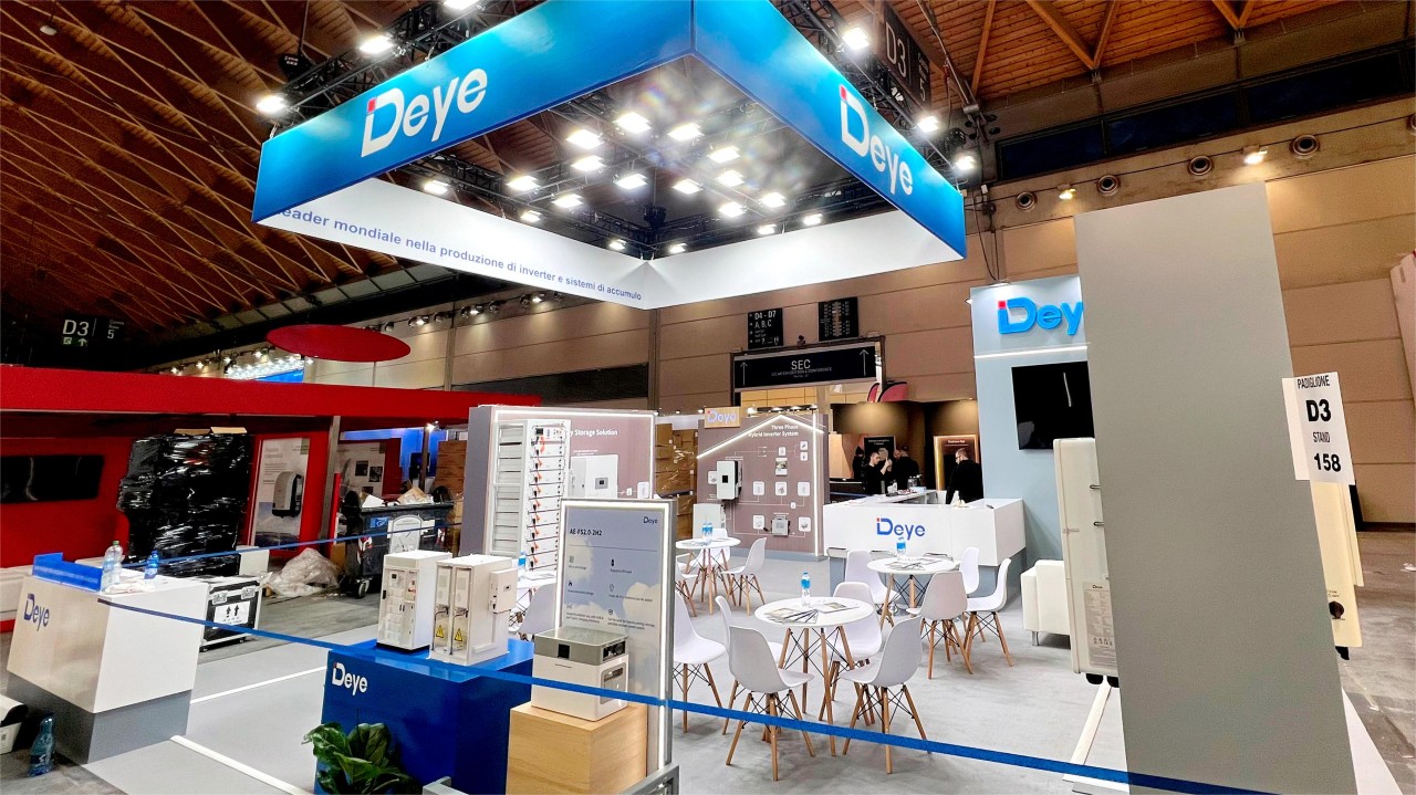 Deye svela i prodotti alimentari all'Energy Transition Expo in Italia